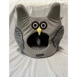 Nandog Pet Gear Owl Dog & Cat Fun Bed/Cave/Hide